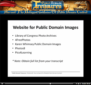 Public Domain Treasures